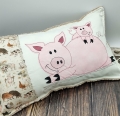 Stickdatei Schwein Schweinemama doodle Applikation