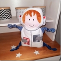 Bild 5 von ITH Astronaut Schmusetuch Stickdatei