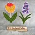 Bild 4 von Stickdatei ITH Tulpe Frühling Stabstickdatei