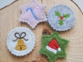 Bild 2 von Stickdatei Weihnachten Minis 5er SET