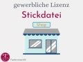 Gewerbliche Lizenz für ein Jahr auf alle Stickdateien inkl. Kalender