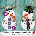 Nähanleitung Schneemann Adventskalender