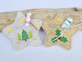 Bild 2 von ITH Stickdatei Weihnachten Geschenkanhänger  / (Größe) 10x10cm