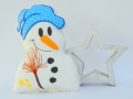 Bild 3 von ITH Stickdatei Schneemann Rassel/Greifling  für den 13x18cm Rahmen