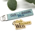Bild 1 von Stickdatei ITH Anhänger Geh deinen Weg