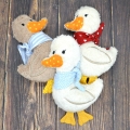 Stickdatei ITH Gans Gänse Ente Kuscheltier