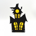 Bild 2 von Plotterdatei Haus Gruselhaus Halloween Fledermaus Teelicht