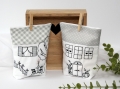 Bild 5 von ITH Lichterbeutel Stickdatei Haus Häuser SET  / (Stickrahmengröße) 13x18cm