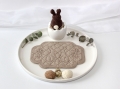 Bild 5 von Stickdatei Untersetzer Quilt Optik Hase Ostern Frühling