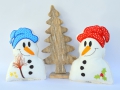 Bild 2 von ITH Stickdatei Schneemann Rassel/Greifling  für den 13x18cm Rahmen