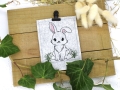 Bild 3 von Stickdatei Hase SET Kontur ITH Stabstickdatei Sockeldatei Mugrug