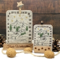 Bild 2 von Stickdatei ITH Tischadventskalender Berge ab 10x10cm Adventskalender Bergliebe
