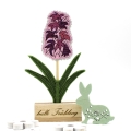 Stickdatei ITH Hyazinthe Frühling Stabstickdatei