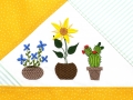 Bild 3 von Stickdatei Topfpflanzen Blumen Kaktus im SET