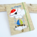 Bild 2 von Stickdatei Wolkenschiff   / (Größe) 18x26cm