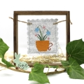 Bild 2 von Stickdatei Blumentassen Blumen Blümchen Tassen 