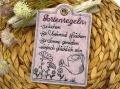 Bild 3 von Stickdatei Garten Schild Gartenregeln