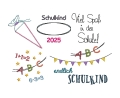 Bild 1 von Stickdatei Schule Schulanfang Motive in mehreren Größen SET  / (Lizenz) Standard