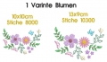 Bild 7 von Stickdatei Blumen Blümchen