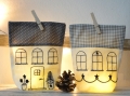 Bild 3 von ITH Lichterbeutel Stickdatei Haus Häuser SET  / (Stickrahmengröße) 15x22cm